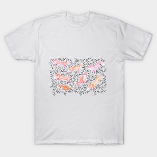 foxes through the forest T-Shirt